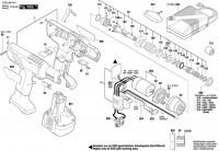 Bosch 0 602 492 439 EXACT 212 Cordless Screw Driver Spare Parts